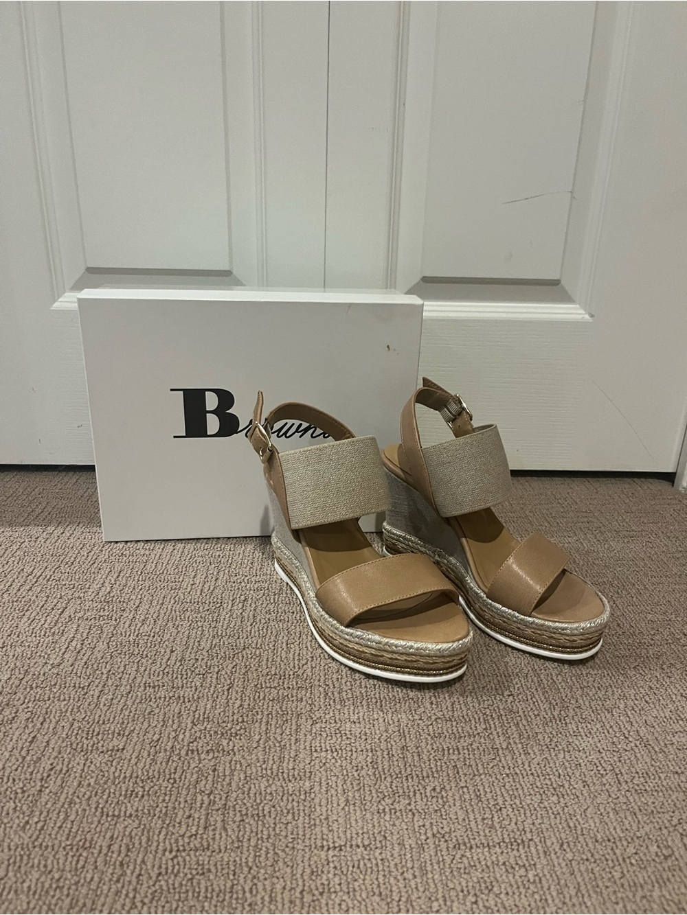 Browns Couture Brown Wedges Size 38